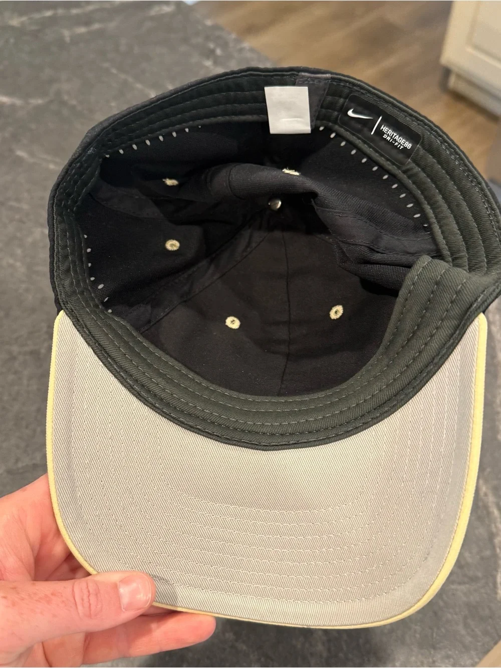 Nike Purdue heritage 86 dri-fit fitted hat M/L black